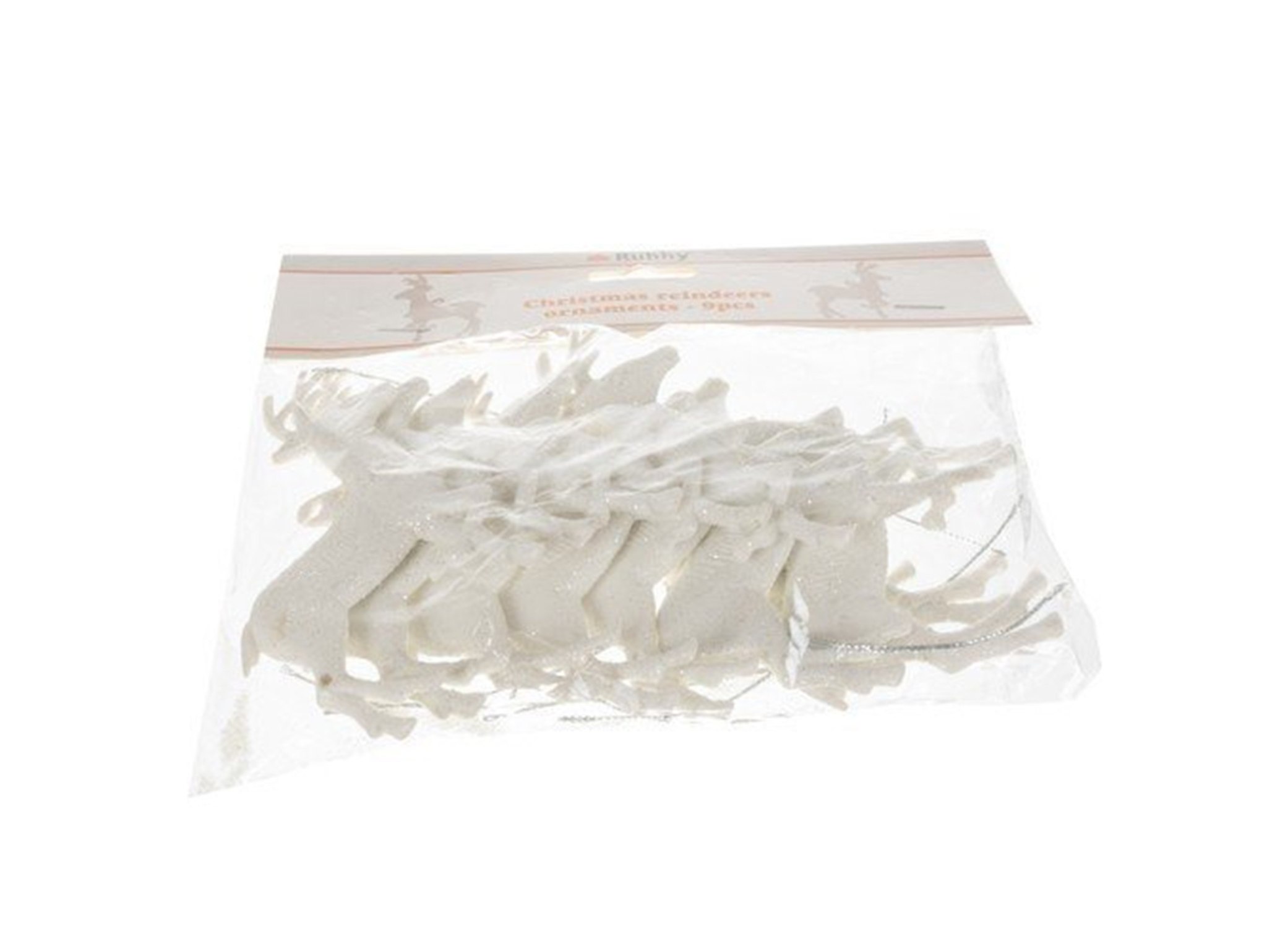 ZAWIESZKI CHOINKOWE RENIFERY 9SZT