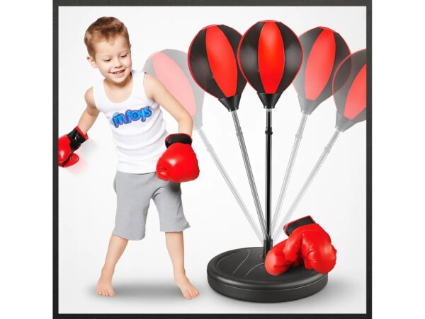 ZESTAW BOKSERSKI DLA DZIECI GRUSZKA 70-104 RĘKAWICE POMPKA
