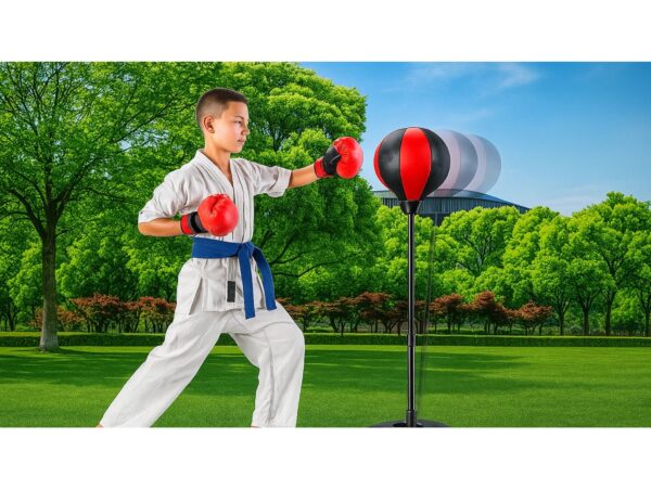 ZESTAW BOKSERSKI DLA DZIECI GRUSZKA 70-104 RĘKAWICE POMPKA