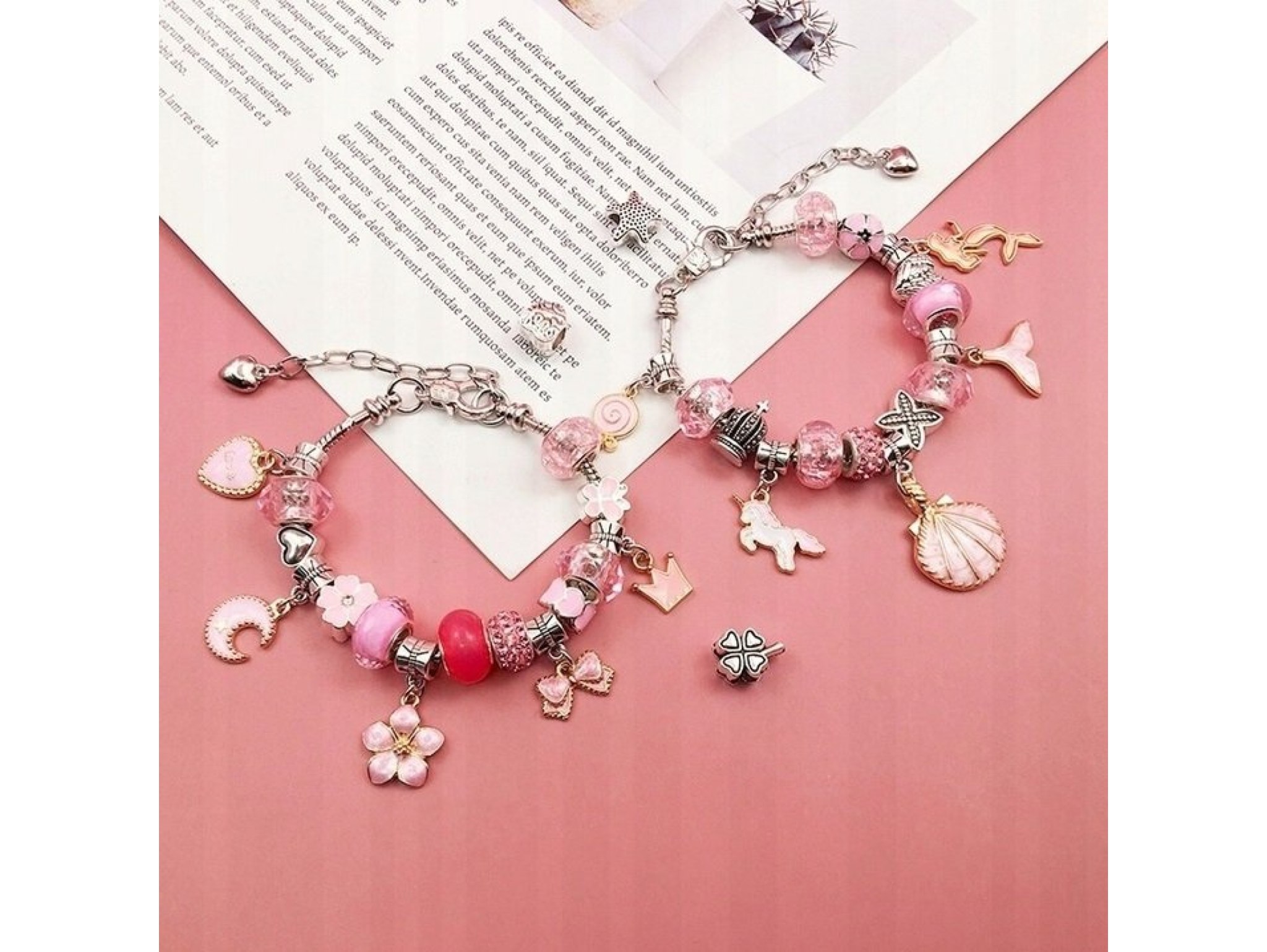 ZESTAW KORALIKÓW DO ROBIENIA BRANSOLETEK 66EL