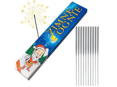 ZIMNE OGNIE 16CM WESELE ŚLUB ŚWIĘTA KARNAWAŁ