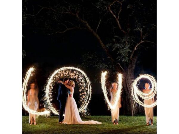 ZIMNE OGNIE 40 DŁUGIE WESELE ŚLUB ŚWIĘTA KARNAWAŁ