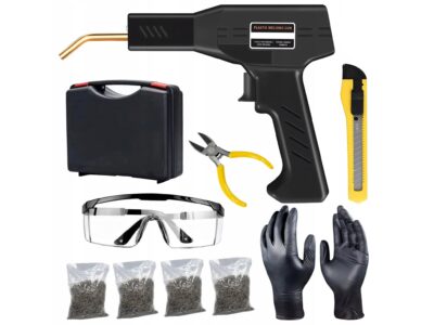 ZSZYWARKA ZGRZEWARKA PLASTIKU SPAWARKA TWORZYW LUTOWNICA 50W + 800 ZSZYWEK