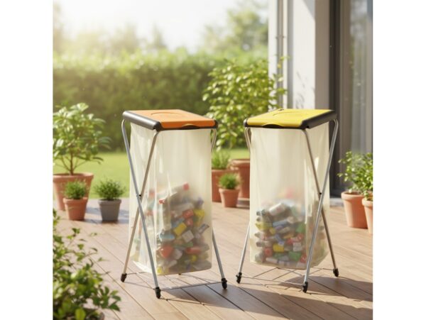 GIMI NATURE 1 PLUS STOJAK NA WORKI NA ŚMIECI/GIMI NATURE 1 PLUS POMARAŃCZOWY GM 154395 5905399715182