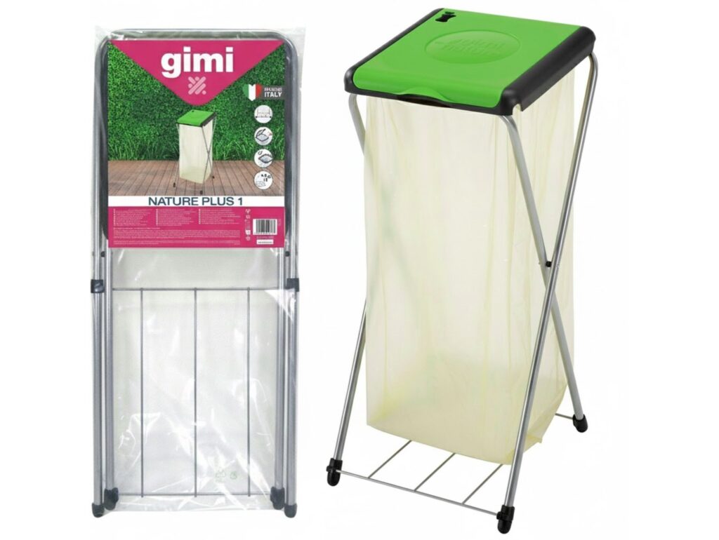 GIMI NATURE 1 PLUS STOJAK NA WORKI NA ŚMIECI/GIMI NATURE 1 PLUS ZIELONY GM 154395 5905399715168