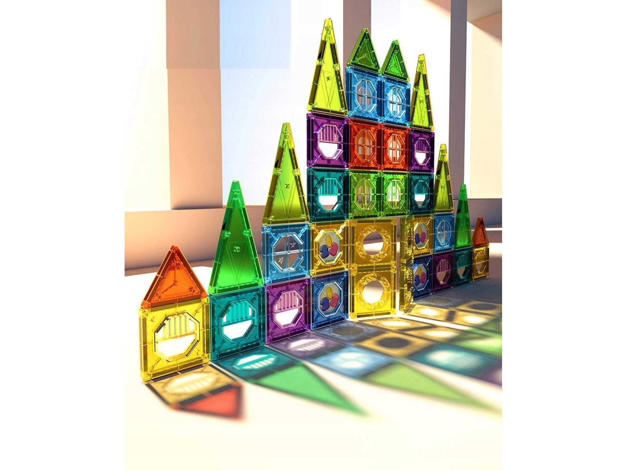 KLOCKI MAGNETYCZNE KONSTRUKCYJNE 3D 56EL