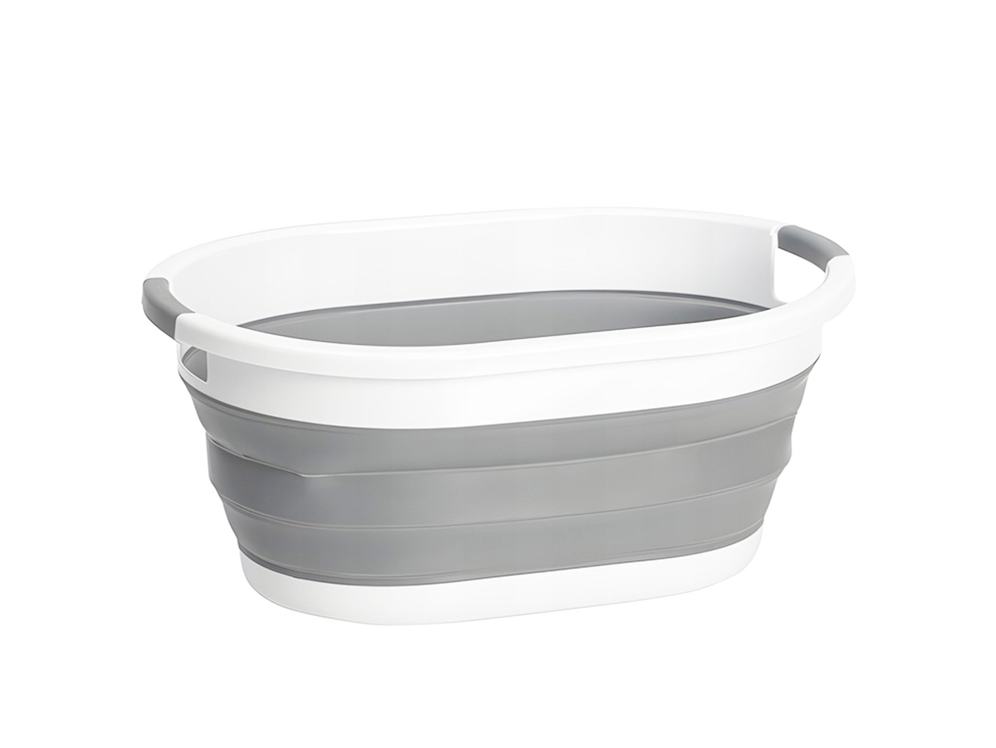 KOSZ NA PRANIE BIELIZNĘ SKŁADANY MISKA SILIKON 25L