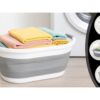 KOSZ NA PRANIE BIELIZNĘ SKŁADANY MISKA SILIKON 25L
