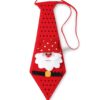 KRAWAT ŚWIĄTECZNY 25CM - Mikołaj