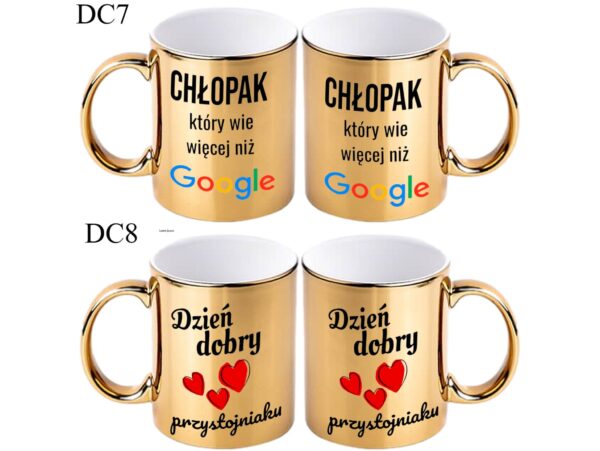 KUBEK DO SUBLIMACJI 330ML ZŁOTY - Dzień chłopaka - grupa