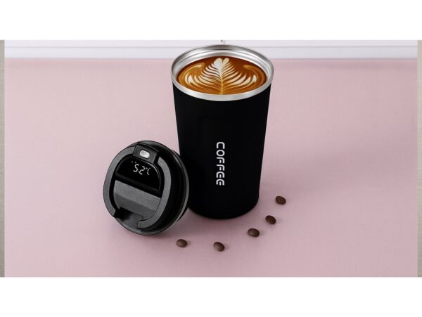 KUBEK TERMICZNY SMART LCD 300ML - czarny