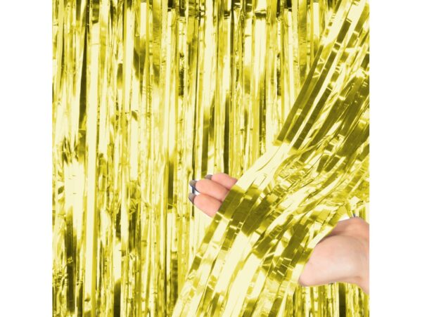 KURTYNA FOLIOWA PARTY 2,0x1,0m - złoty