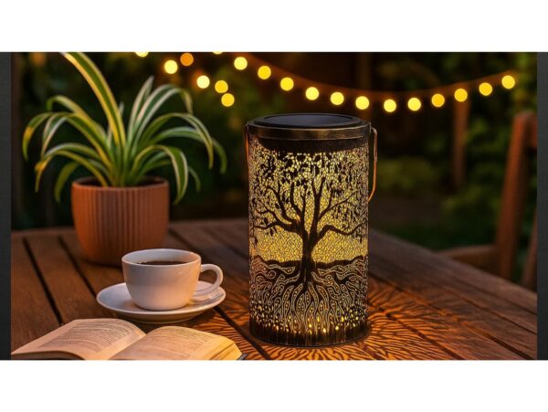 LAMPA SOLARNA LAMPION 18x10cm