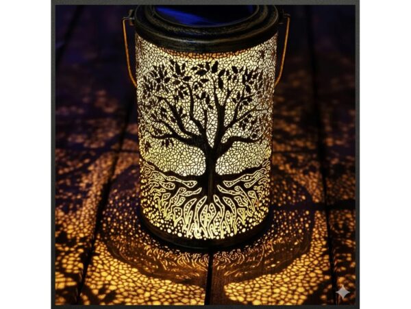 LAMPA SOLARNA LAMPION 18x10cm