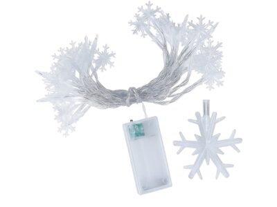 LAMPKI ŚWIĄTECZNE LED - płatki śniegu
