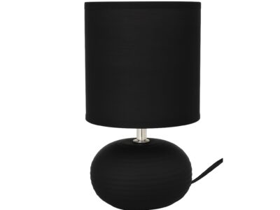LIVELLO LAMPA LAMPKA NOCNA CERAMICZNA 23CM - czarny