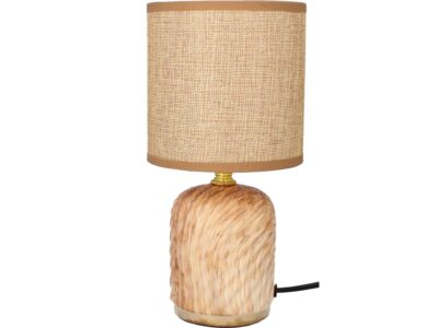 LIVELLO LAMPA LAMPKA NOCNA CERAMICZNA 26,5CM - brązowy