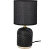 LIVELLO LAMPA LAMPKA NOCNA CERAMICZNA 26,5CM - czarny