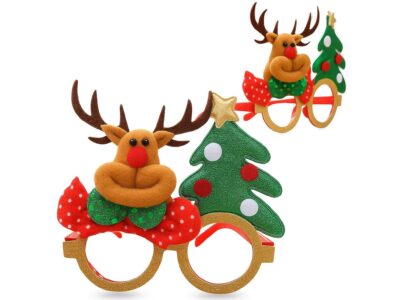 OKULARY ŚWIĄTECZNE - renifer