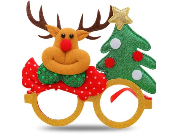 OKULARY ŚWIĄTECZNE - renifer