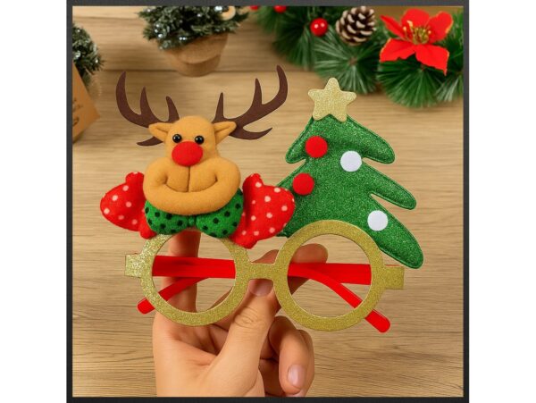 OKULARY ŚWIĄTECZNE - renifer