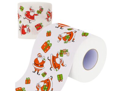 PAPIER TOALETOWY ROLKA ŚWIĄTECZNY - z Mikołajem