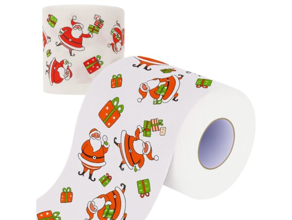 PAPIER TOALETOWY ROLKA ŚWIĄTECZNY - z Mikołajem