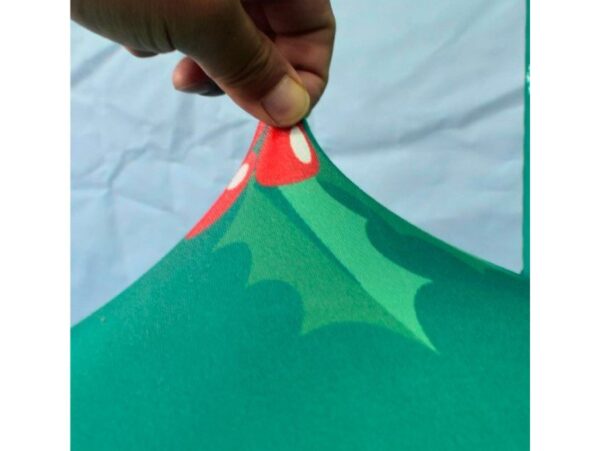 POKROWIEC NA KRZESŁO ELASTYCZNY ŚWIĄTECZNY - zielony