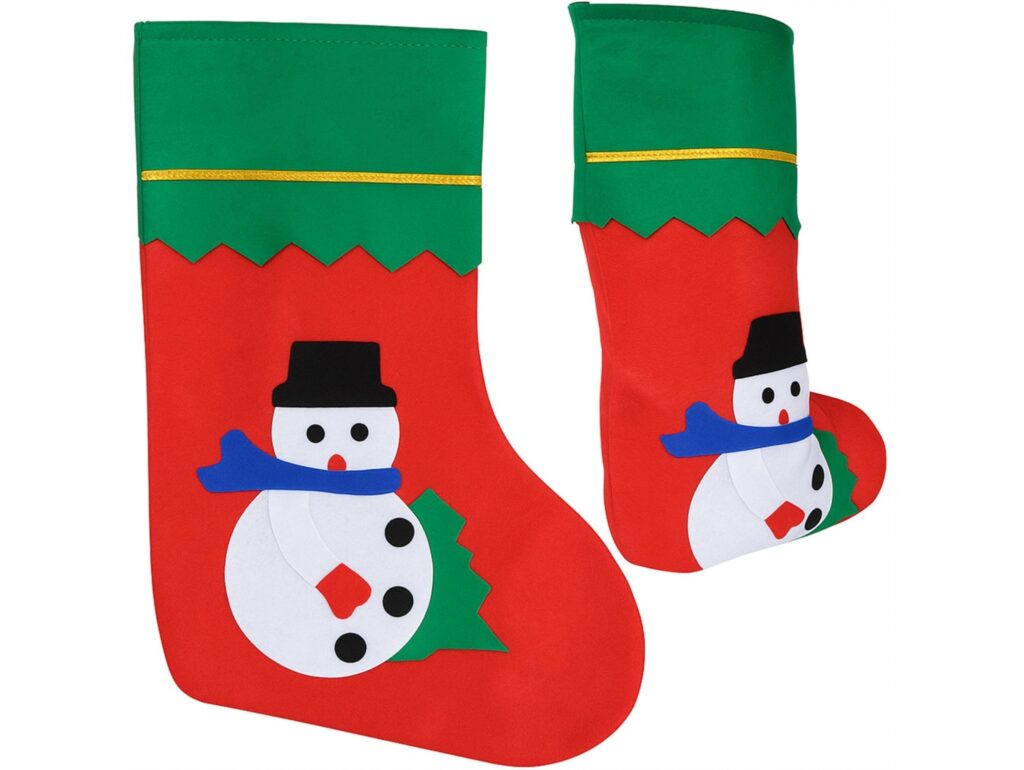 SKARPETA ŚWIĄTECZNA NA PREZENTY - bałwan