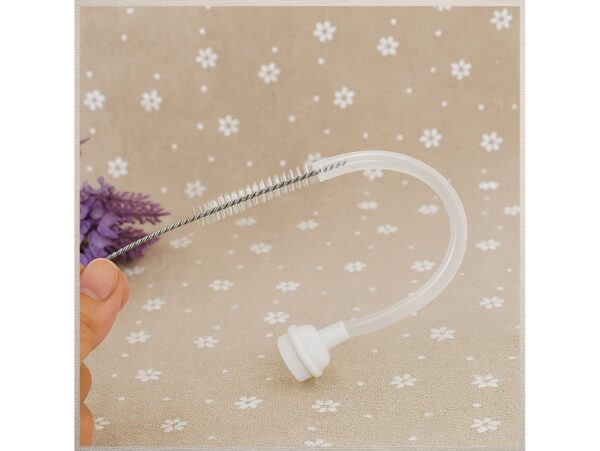 SZCZOTKA DO CZYSZCZENIA SŁOMEK WĘŻYKÓW 24cm 10SZT