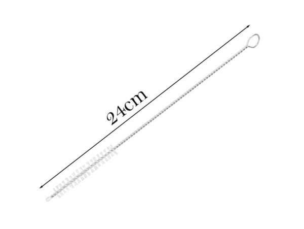 SZCZOTKA DO CZYSZCZENIA SŁOMEK WĘŻYKÓW 24cm