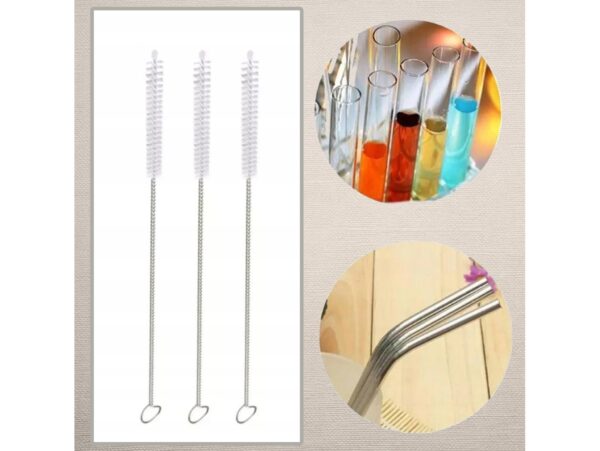 SZCZOTKA DO CZYSZCZENIA SŁOMEK WĘŻYKÓW 24cm