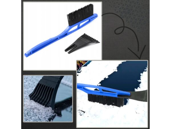 SZCZOTKO-SKROBACZKA DO SZYB SAMOCHODOWA - niebieski
