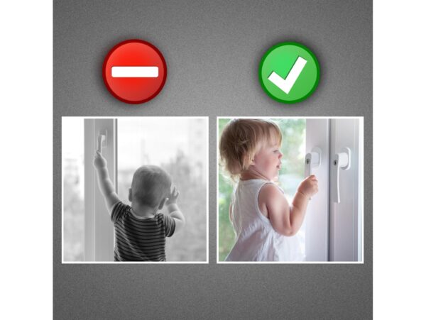 VEZO KLAMKA OKIENNA Z ZAMKIEM