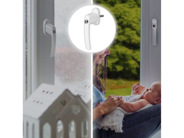 VEZO KLAMKA OKIENNA Z ZAMKIEM