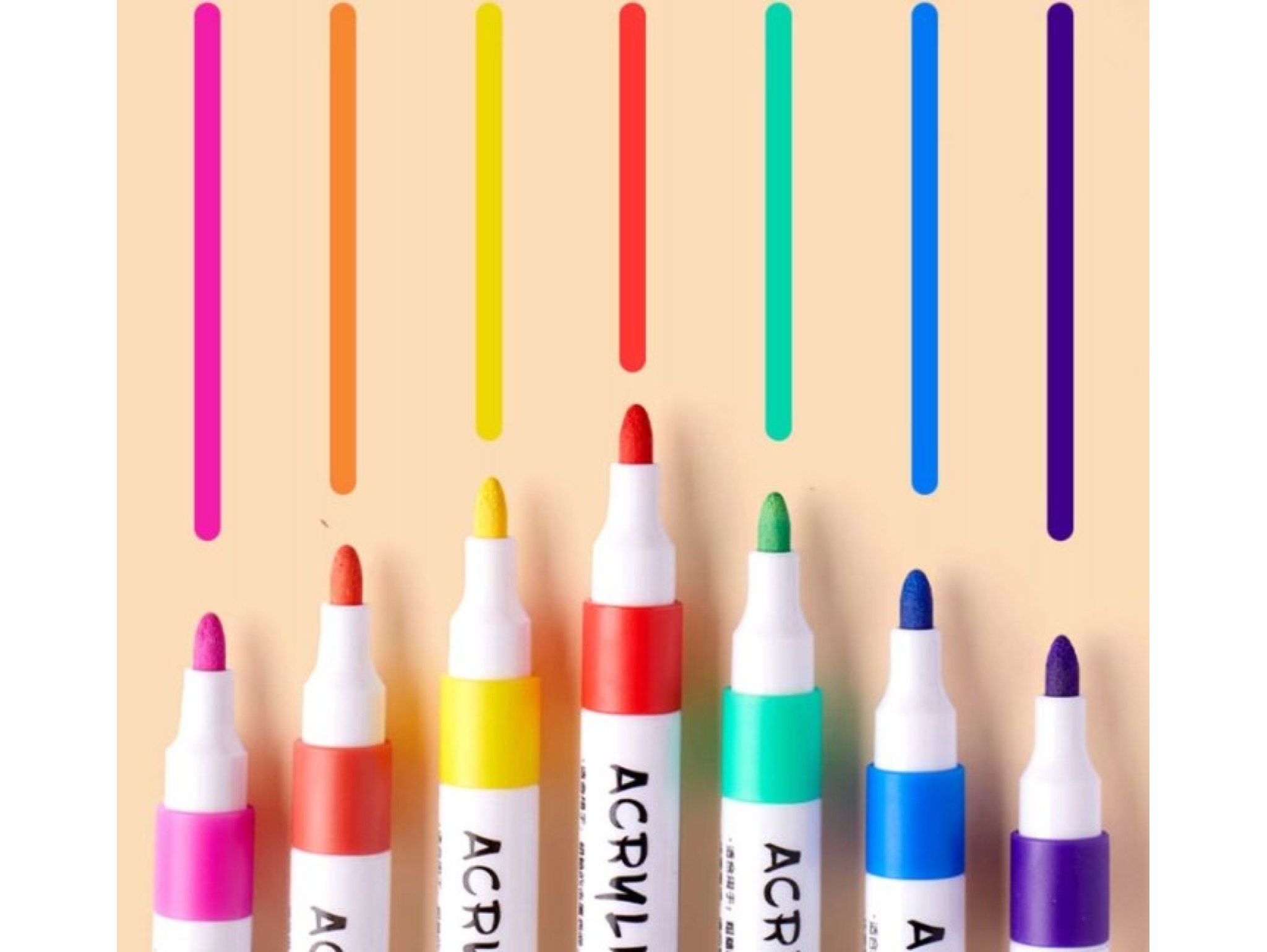 VEZO MARKERY PISAKI MAZAKI AKRYLOWE 48SZT