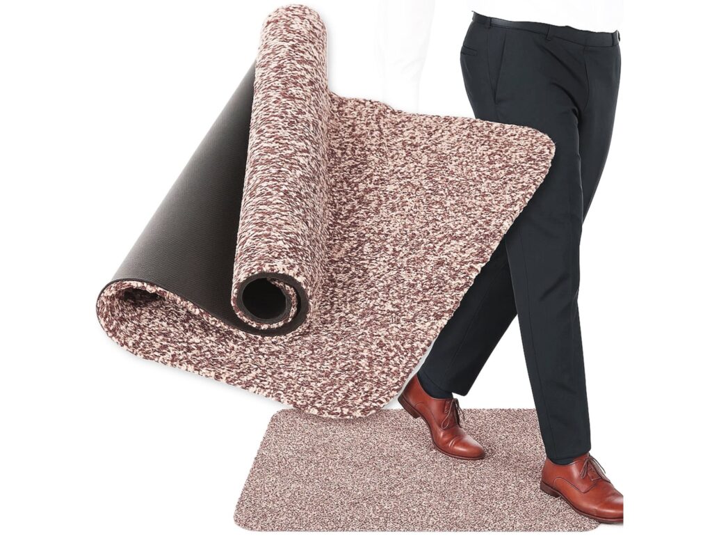 WYCIERACZKA MATA DO BUTÓW DYWANIK 70x45 - brązowy