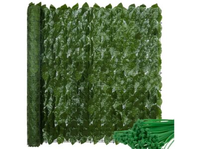 ŻYWOPŁOT SZTUCZNY OSŁONA BALKON MATA ZIELONA ŚCIANA 3x100cm