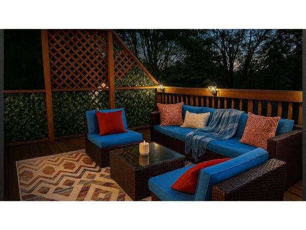 ŻYWOPŁOT SZTUCZNY OSŁONA BALKON MATA ZIELONA ŚCIANA 3x100cm