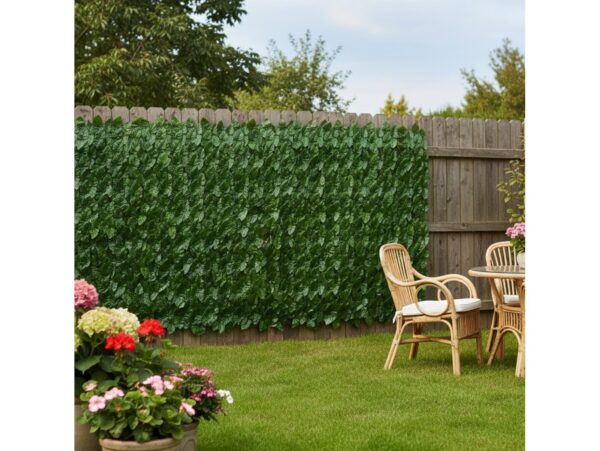 ŻYWOPŁOT SZTUCZNY OSŁONA BALKON MATA ZIELONA ŚCIANA 3x100cm