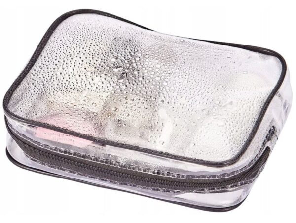 ZESTAW KOSMETYCZEK TRANSPARENTNYCH 3SZT